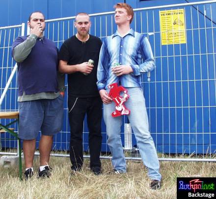 Josh, Nick, and Alfredo at the 1998 Bizarre Festival