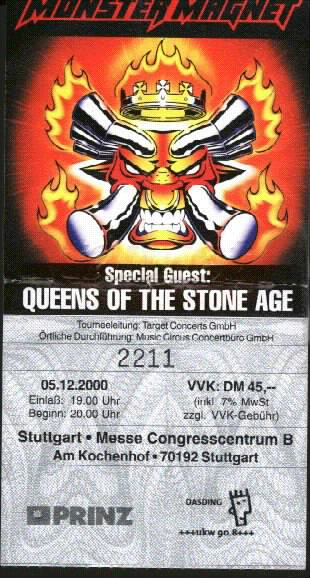 Ticket from Dec. 5, 2000